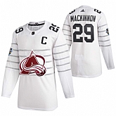 Avalanche 29 Nathan MacKinnon White 2020 NHL All-Star Game Adidas Jersey,baseball caps,new era cap wholesale,wholesale hats